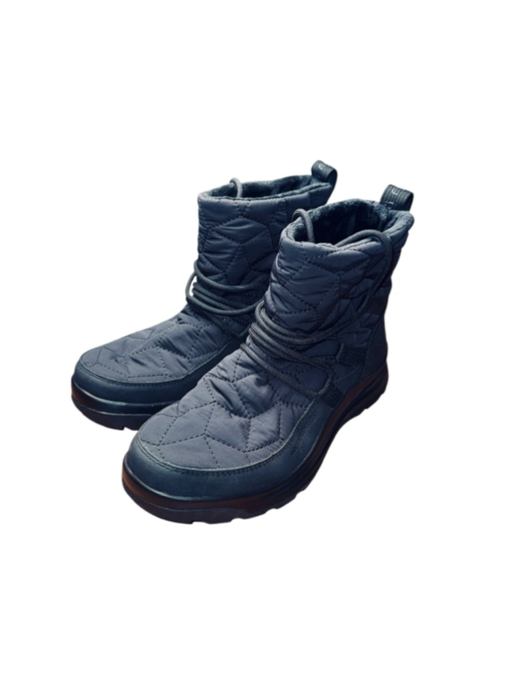 Women's Ryka Black Quilted Winter Short Boots US 6.5